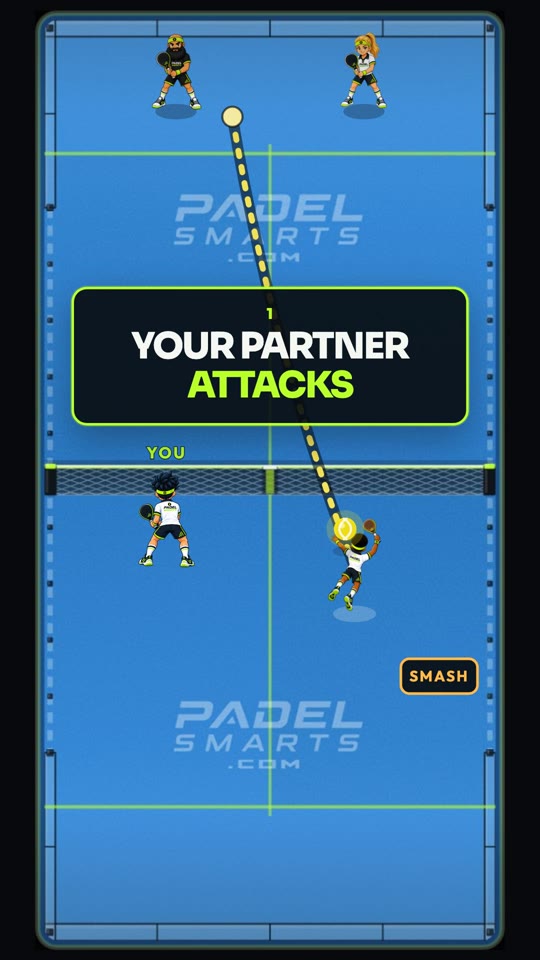 What to do when your partner smashes. Second teaching moment.