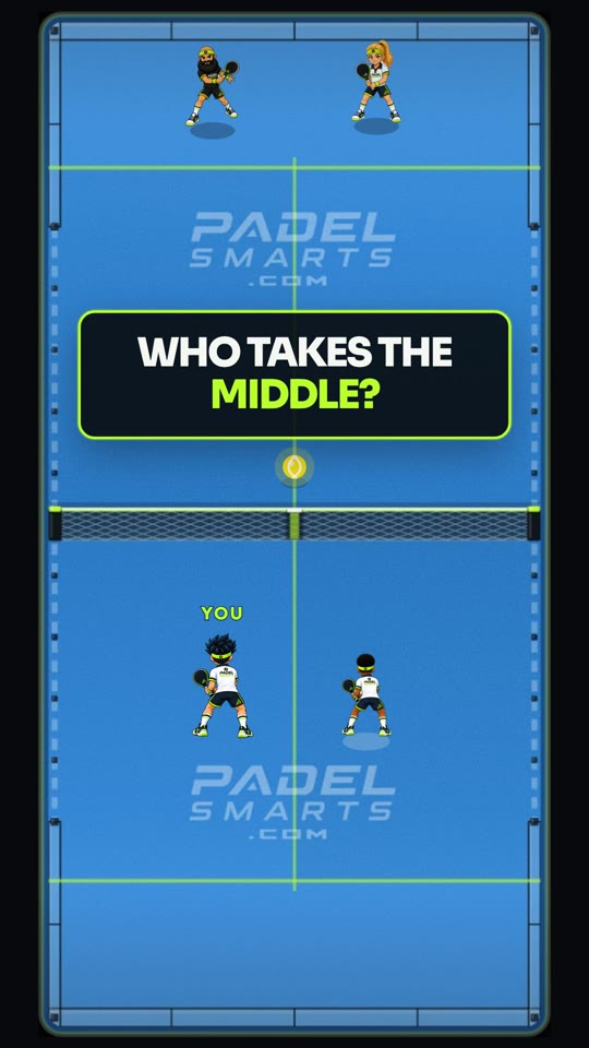 Who takes the middle?. First teaching moment.